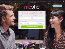 Tablet Screenshot of fr.meetic.ch