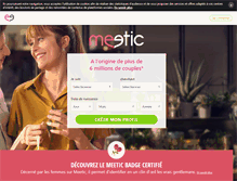 Tablet Screenshot of meetic.fr