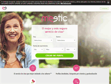 Tablet Screenshot of meetic.es
